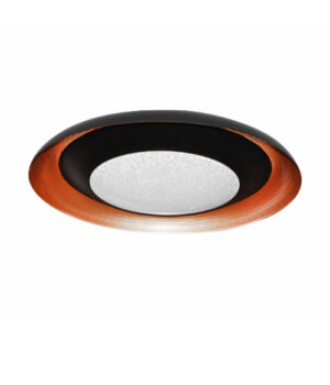 Plafon Constelattio Led 765x145 37w 3000/4000/6000 Preto+Dourado Bivolt